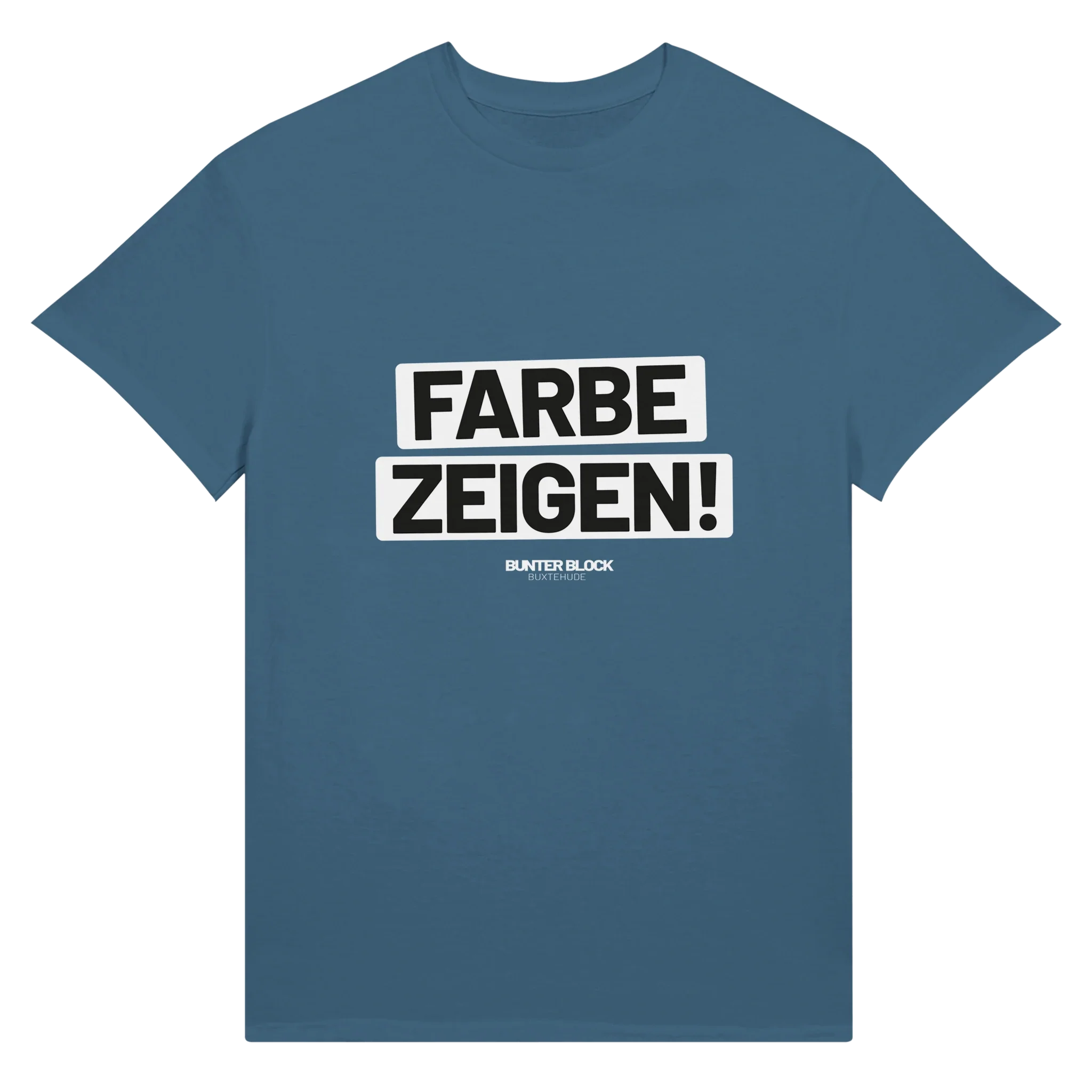 Bunter Block FARBE ZEIGEN T-Shirt - Image 3