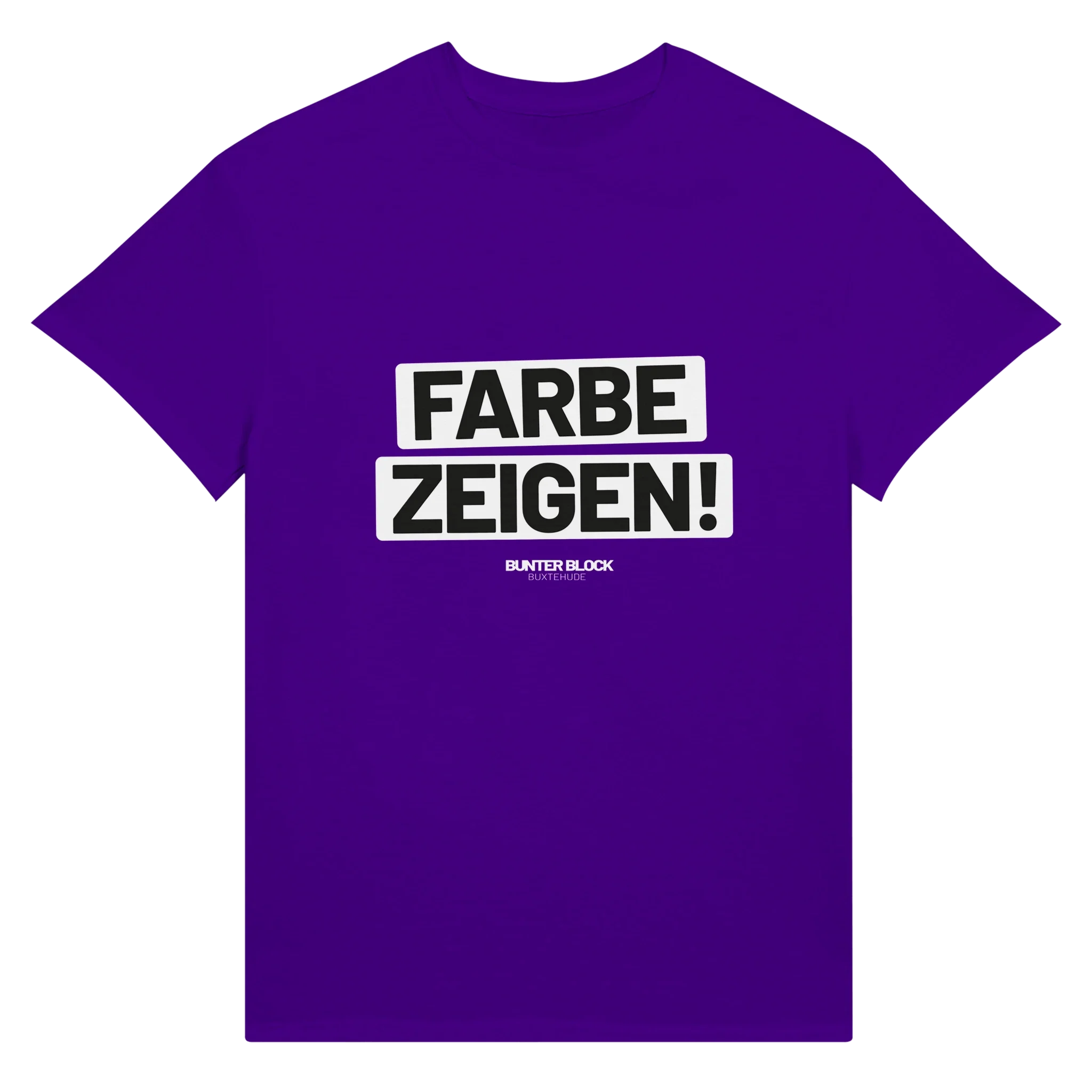Bunter Block FARBE ZEIGEN T-Shirt - Image 4