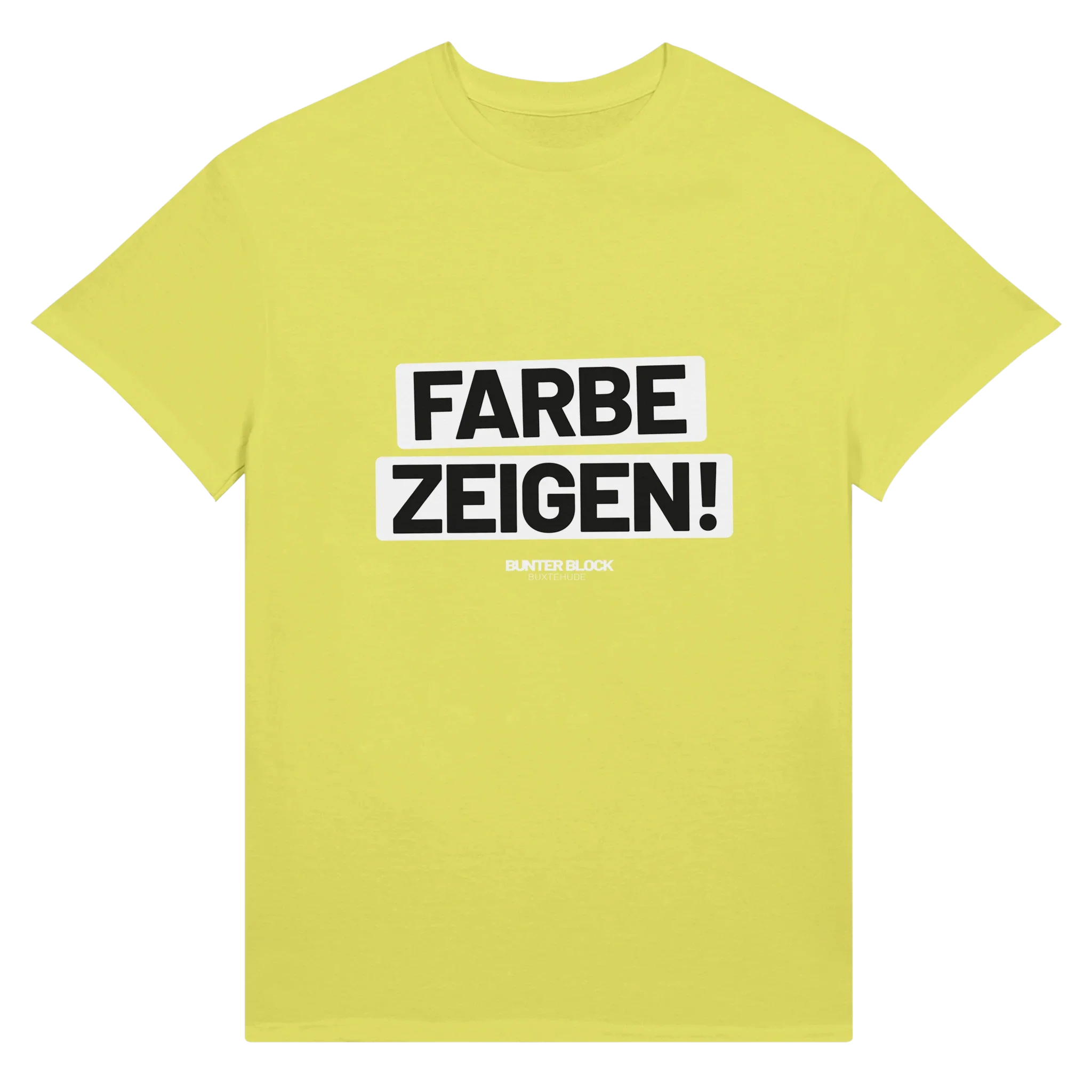 Bunter Block FARBE ZEIGEN T-Shirt - Image 5