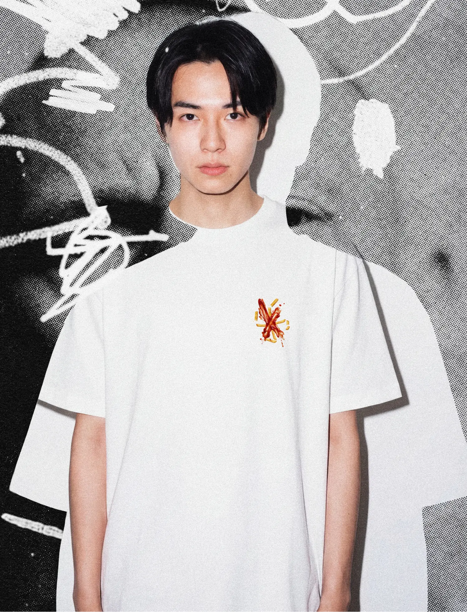 Ich ess keine Pommess mit Nazis T-Shirt - Image 3