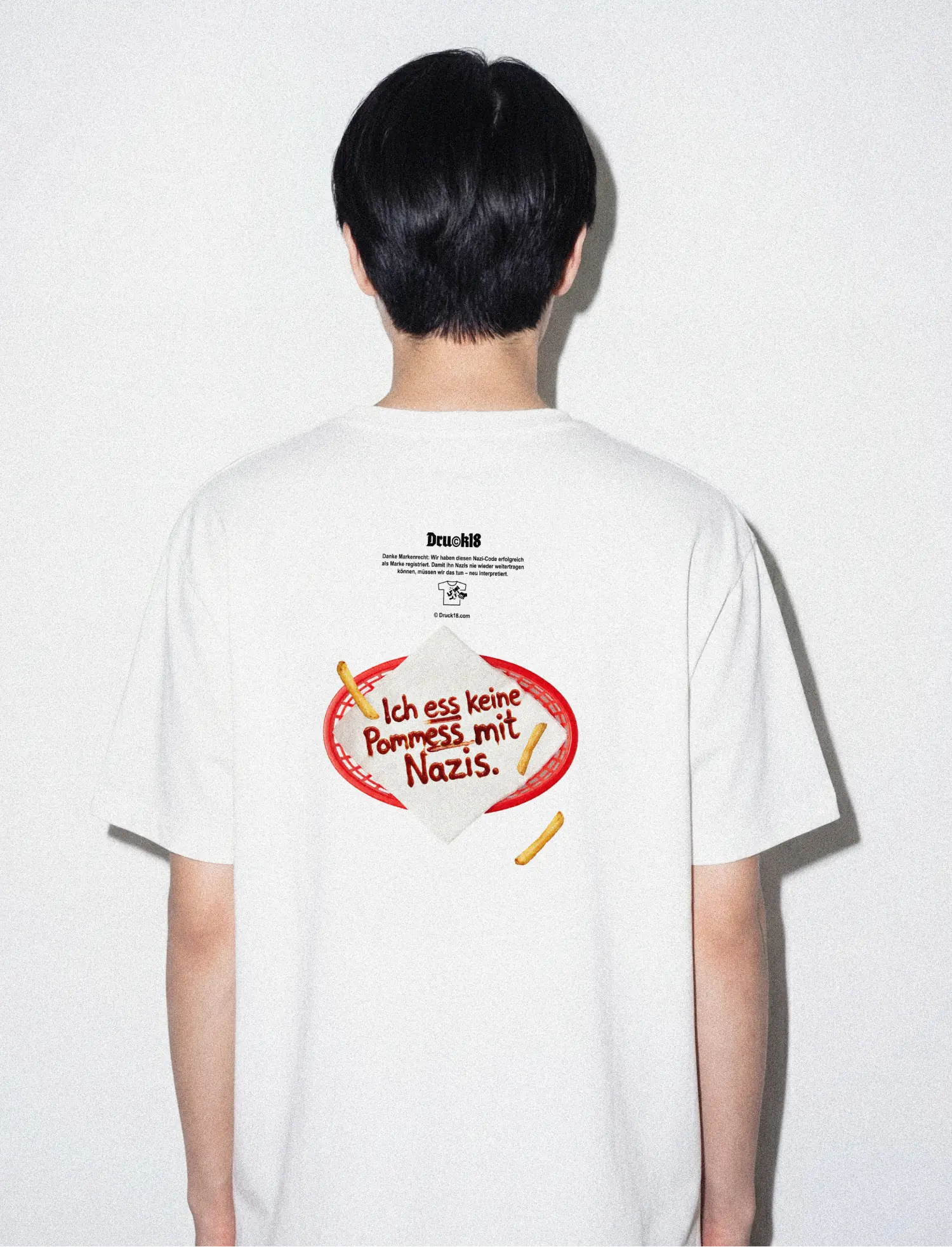 Ich ess keine Pommess mit Nazis T-Shirt - Image 4